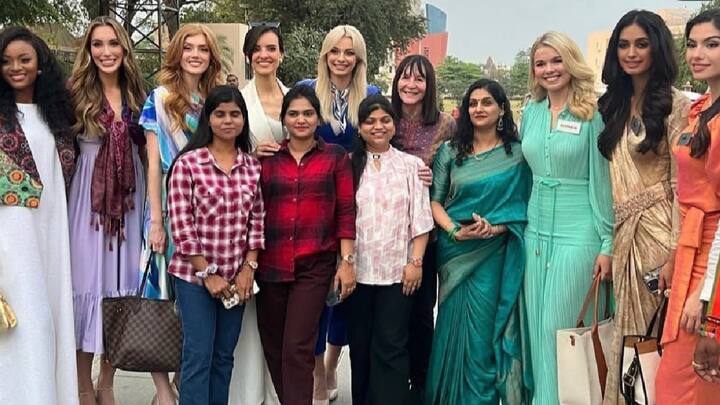 Miss World : मिस वर्ल्डचे स्पर्धक पोहोचले रेशीमबागेत...