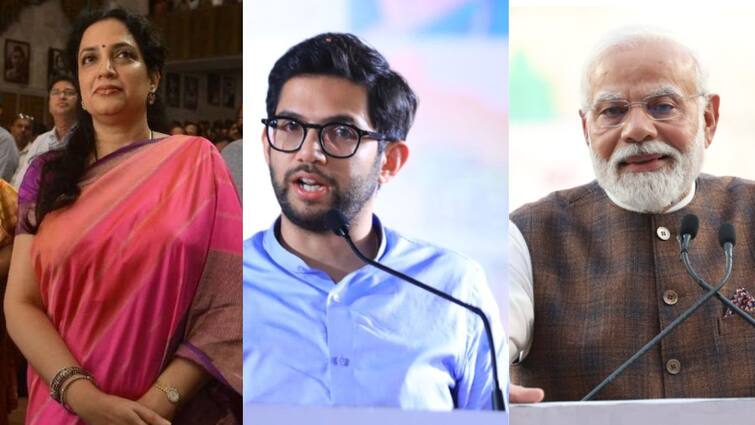 Aaditya Thackeray and Rashmi Thackeray secret meeting with PM Modi in Delhi Shivsena Shinde camp leader Deepak Kesarkar claim Deepak Kesarkar: शिवसैनिकांनो डोळे उघडा, आदित्य ठाकरे-रश्मी ठाकरे दिल्लीत पंतप्रधान मोदींना भेटून आलेत; शिंदे गटाच्या नेत्याचा खळबळजनक दावा