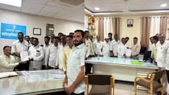 8 तास वीज द्या, अन्यथा खुर्च्या खाली करा, स्वाभिमानी शेतकरी संघटना आक्रमक, सोलापुरात अधिकाऱ्यांना धरले धारवेर