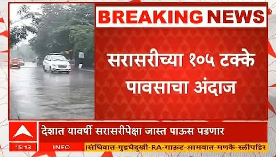 Monsoon 2025 Prediction : देशभरात यंदा किती पाऊस पडणार? शेतकरी सुखावणार?