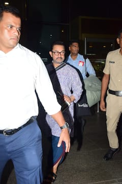 आमिर खान को रिसीव करने एयरपोर्ट पहुंचीं गर्लफ्रेंड गौरी स्प्रैट, तस्वीरें आईं सामने