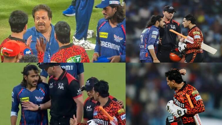 IPL 2025 Rajiv Shukla himself had to come to stop the fight between Abhishek and Digvesh watch the video 'तेरी चोटी पकड़ के मारूंगा...', अभिषेक-दिग्वेश की लड़ाई रोकने खुद राजीव शुक्ला को आना पड़ा, देखें वीडियो