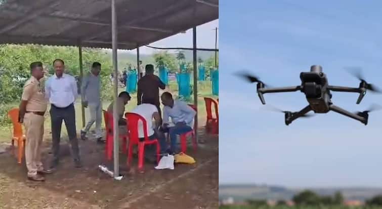 Ambarnath Crime News headless body found in tin jadi area of ambernath Police launch drone operation to find head of body police investigation maharashtra marathi news Crime News : मृतदेहाचं शिर शोधण्यासाठी पोलिसांची ड्रोन द्वारे मोहीम; कल्याणच्या नालिंबी गावाच्या परिसरात वेगवेगळी पोलिस पथके तैनात 